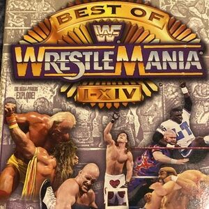 VTG 90s WWF Best of Wrestle Mania VHS. 1998.